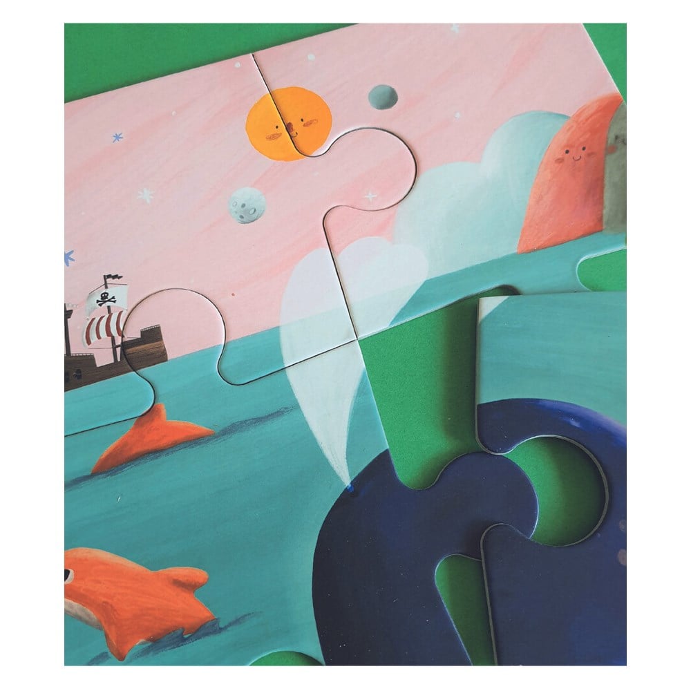 FAIRY TALE PUZZLE 24 PARÇA ÇANTALI DEV YER PUZZLE Çocuk Kitapları Uzmanı - Children's Books Expert