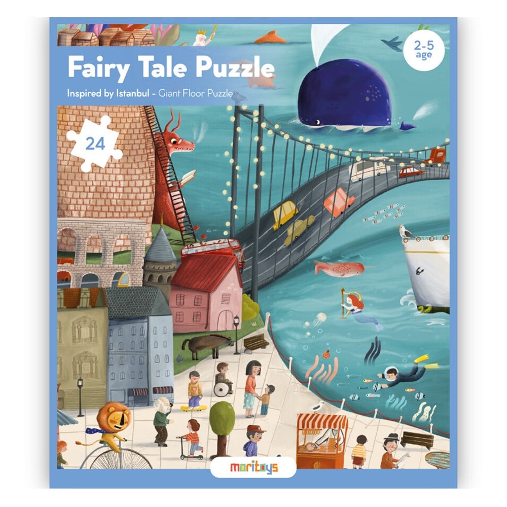 FAIRY TALE PUZZLE 24 PARÇA ÇANTALI DEV YER PUZZLE Çocuk Kitapları Uzmanı - Children's Books Expert