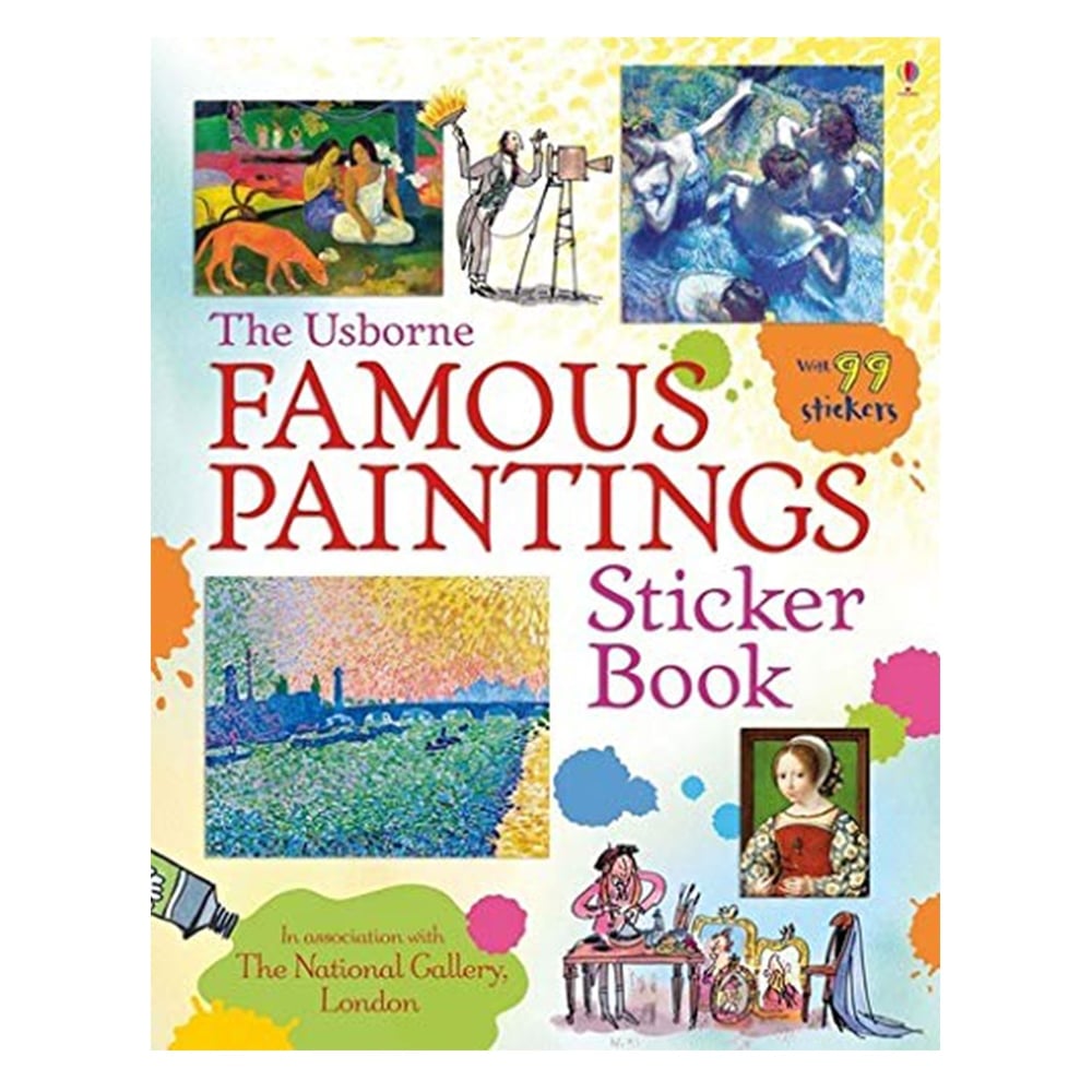 FAMOUS PAINTINGS STICKER BOOK Çocuk Kitapları Uzmanı - Children's Books Expert