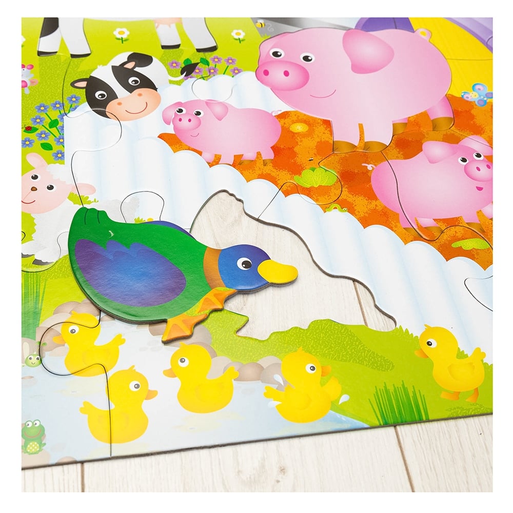 FARM - GIANT FLOOR PUZZLE Çocuk Kitapları Uzmanı - Children's Books Expert