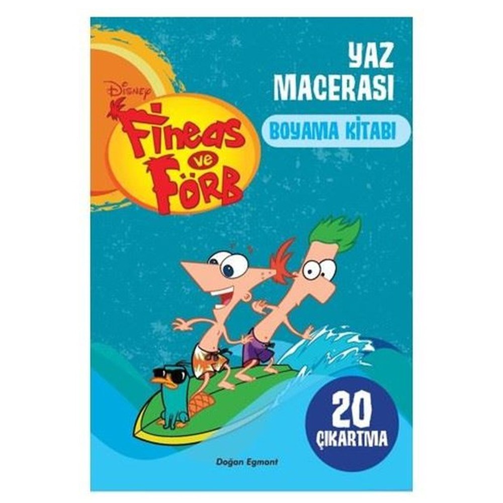 FINEAS VE FÖRB - YAZ MACERASI BOYAMA KİTABI Çocuk Kitapları Uzmanı - Children's Books Expert