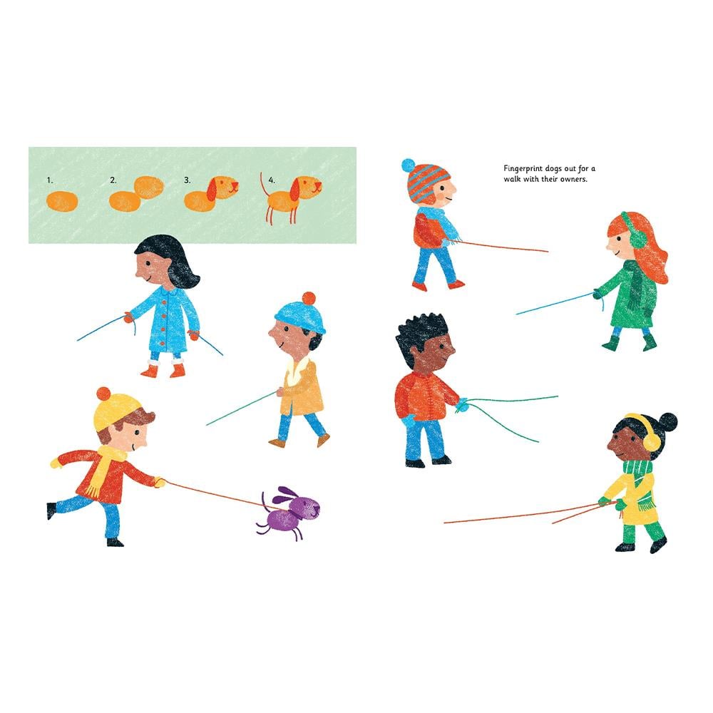 FINGERPRINT ACTIVITIES CATS AND DOGS Çocuk Kitapları Uzmanı - Children's Books Expert