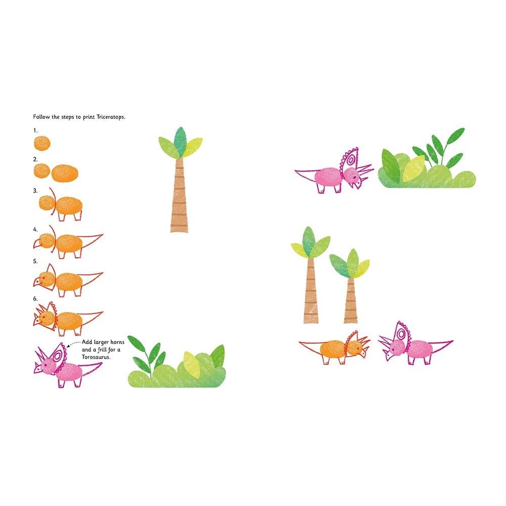 Fingerprint Activities Dinosaurs Çocuk Kitapları Uzmanı - Children's Books Expert