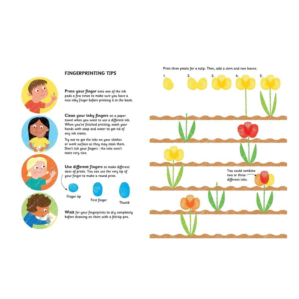 Fingerprint Activities Garden Çocuk Kitapları Uzmanı - Children's Books Expert