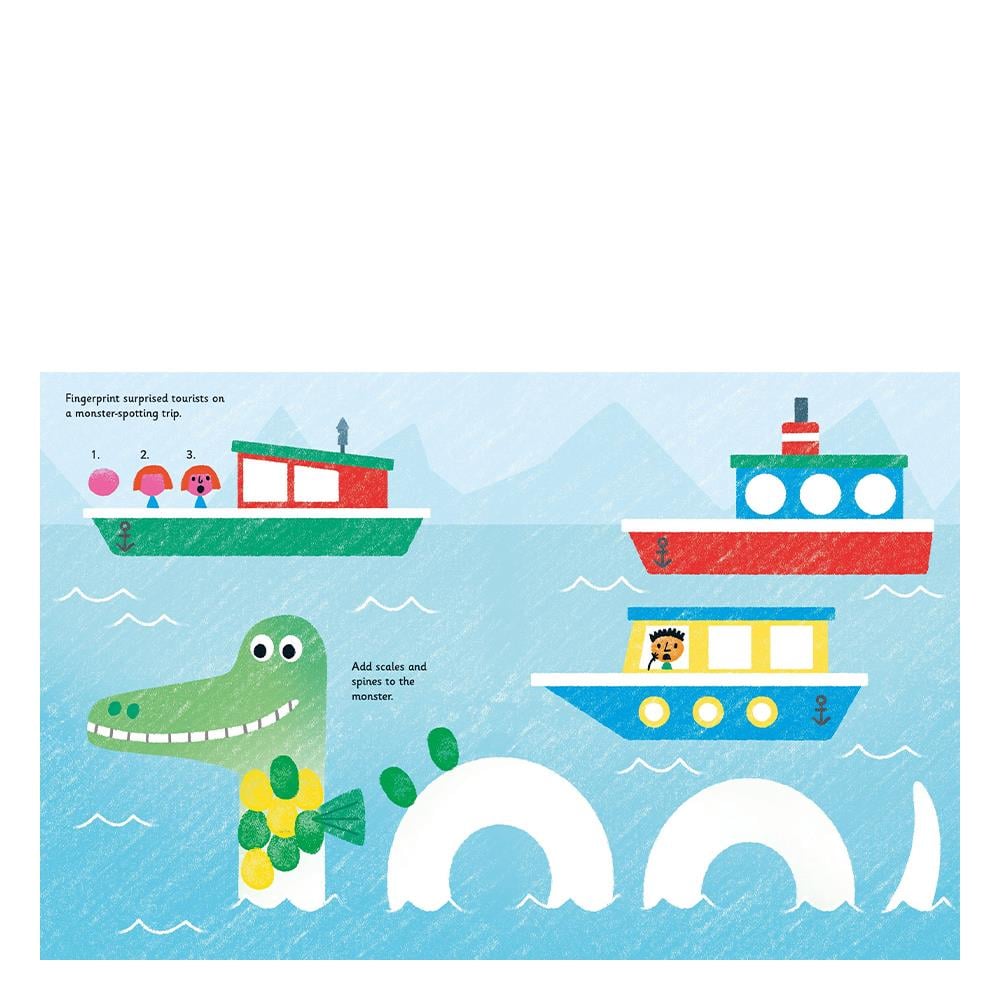 FINGERPRINT ACTIVITIES MONSTERS Çocuk Kitapları Uzmanı - Children's Books Expert