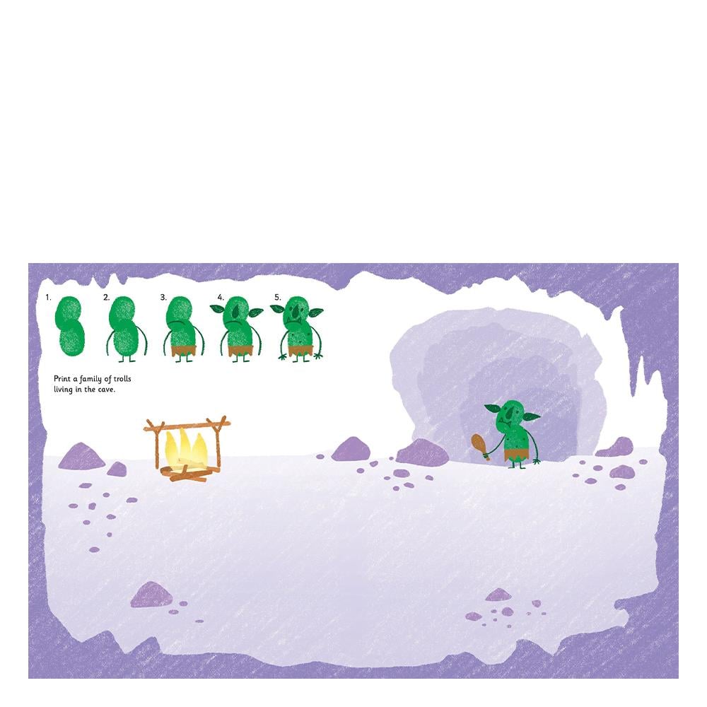 FINGERPRINT ACTIVITIES MONSTERS Çocuk Kitapları Uzmanı - Children's Books Expert