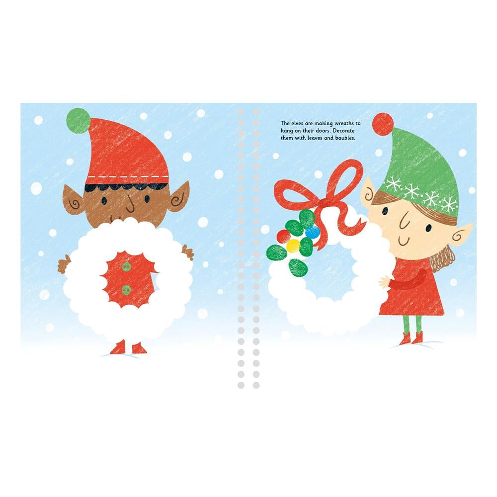 Fingerprint Activities Santas Workshop Çocuk Kitapları Uzmanı - Children's Books Expert