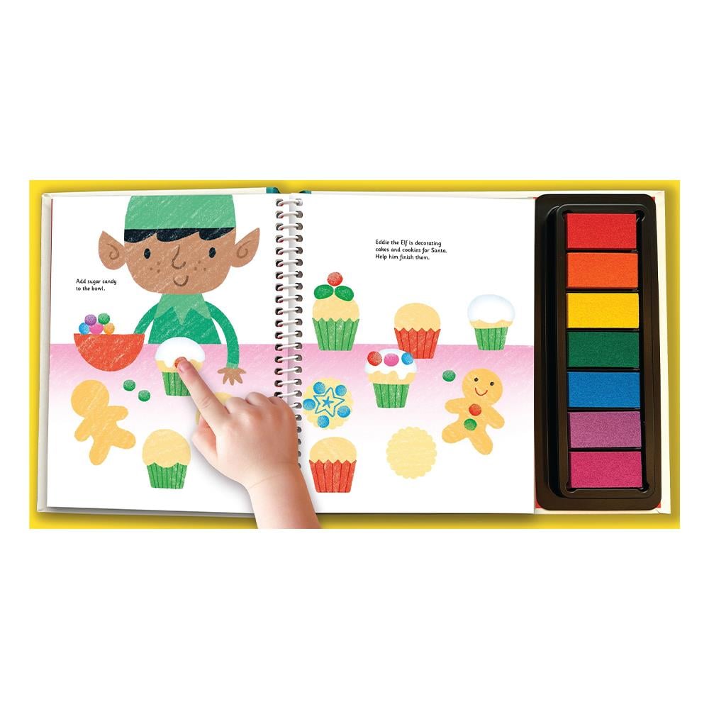 Fingerprint Activities Santas Workshop Çocuk Kitapları Uzmanı - Children's Books Expert