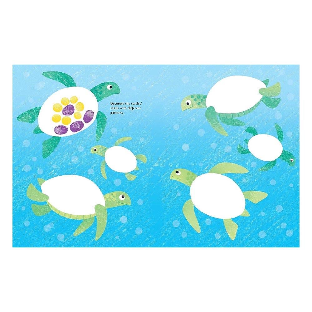 Fingerprint Activities Under The Sea Çocuk Kitapları Uzmanı - Children's Books Expert