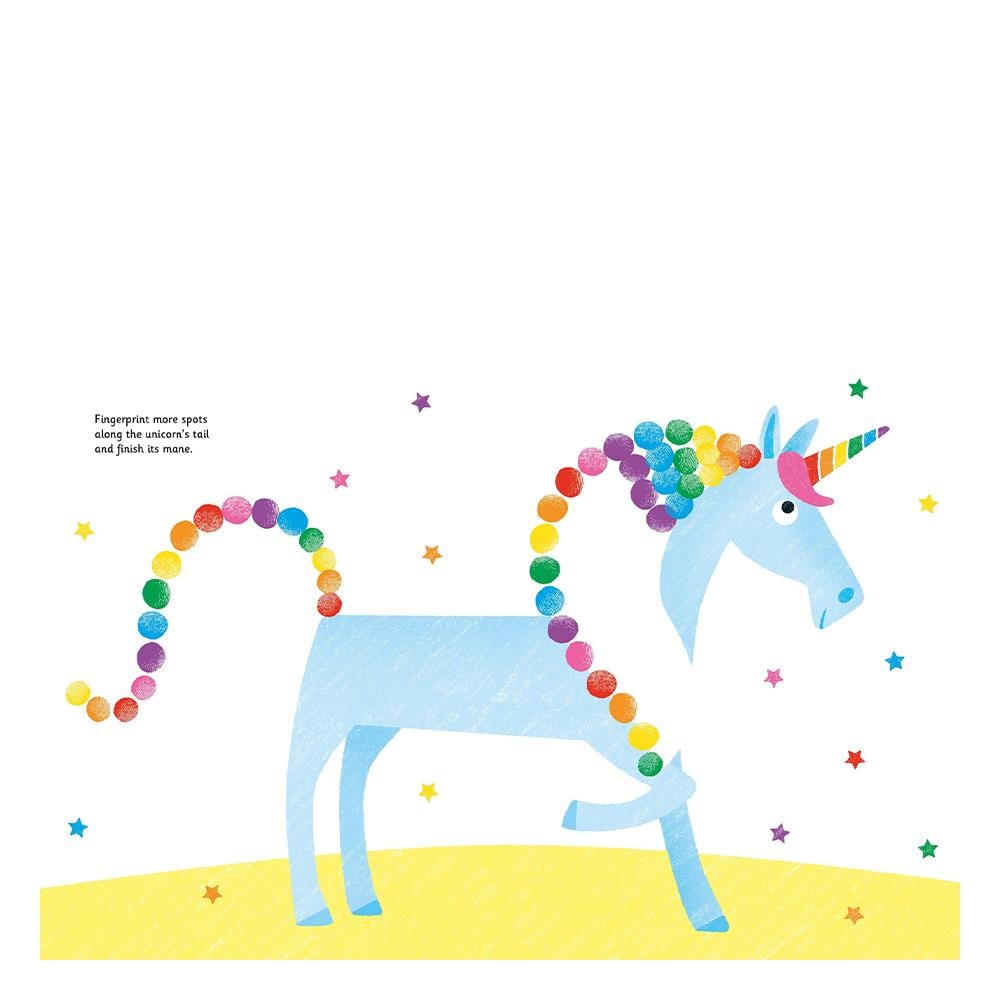 FINGERPRINT ACTIVITIES UNICORNS AND FAIRIES Çocuk Kitapları Uzmanı - Children's Books Expert
