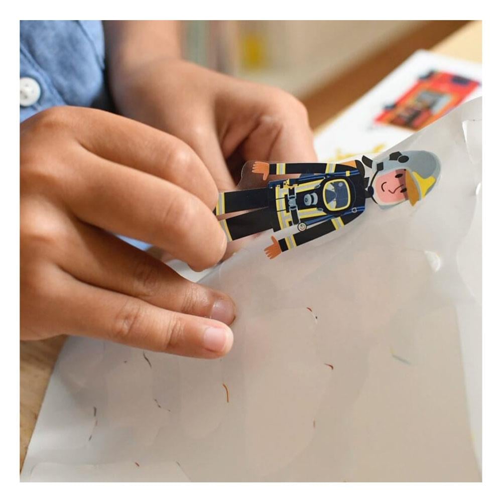 Firefighters - Mini Discovery Stickers Çocuk Kitapları Uzmanı - Children's Books Expert