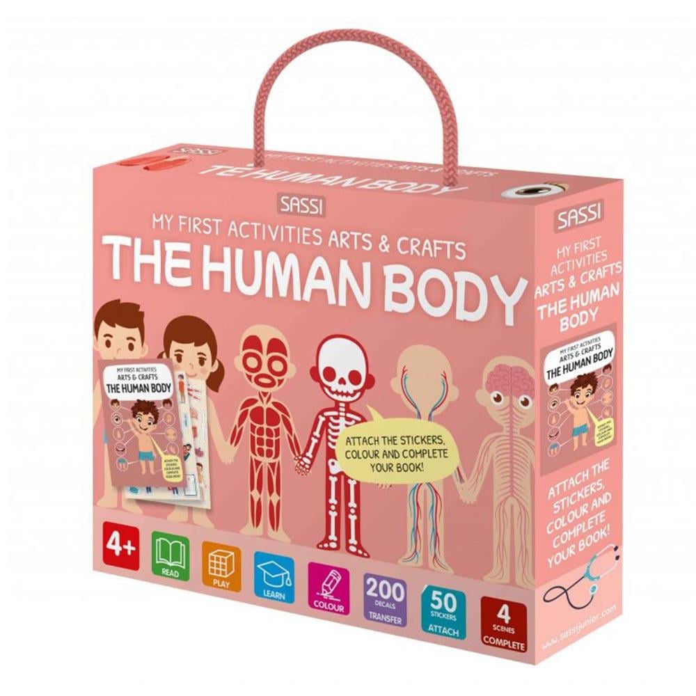 First Activities Arts And Crafts - The Human Body Çocuk Kitapları Uzmanı - Children's Books Expert