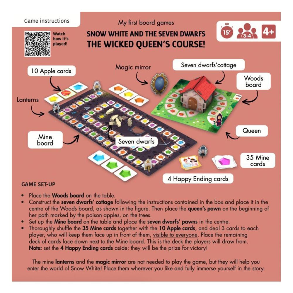 First Board Games - Snow White and the Seven Dwarf Çocuk Kitapları Uzmanı - Children's Books Expert