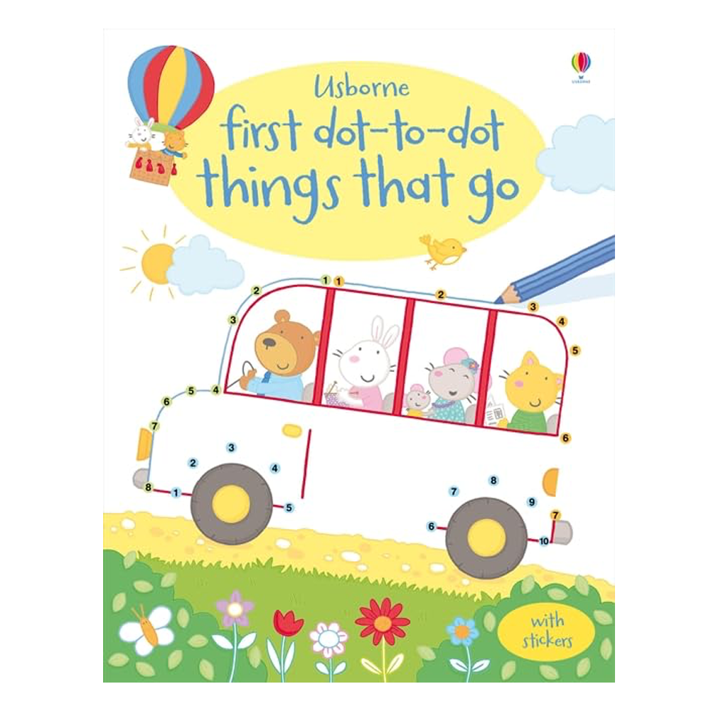 FIRST DOT TO DOT THINGS THAT GO - 9781409534822 - USBORNE