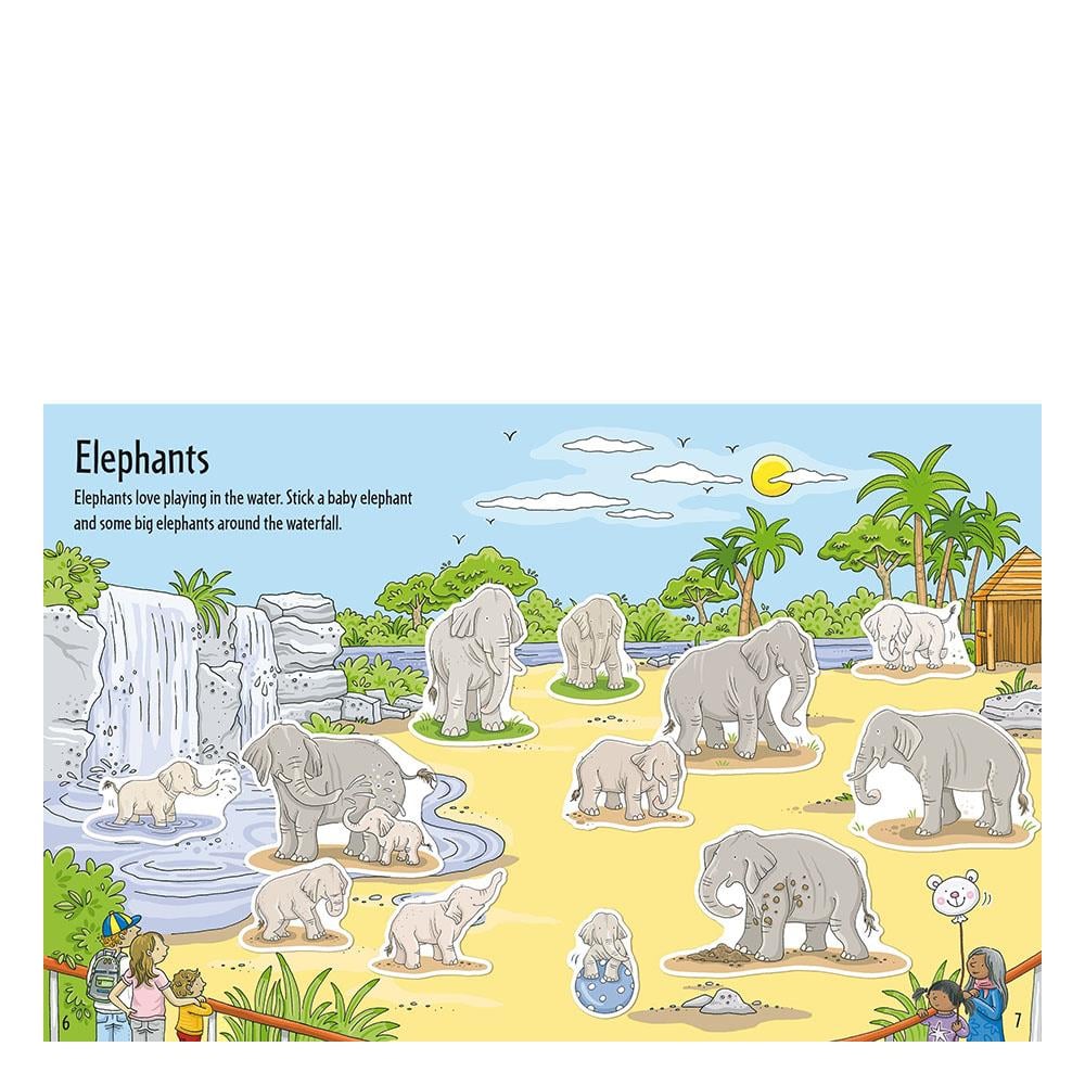 FIRST STICKER BOOK THE ZOO Çocuk Kitapları Uzmanı - Children's Books Expert