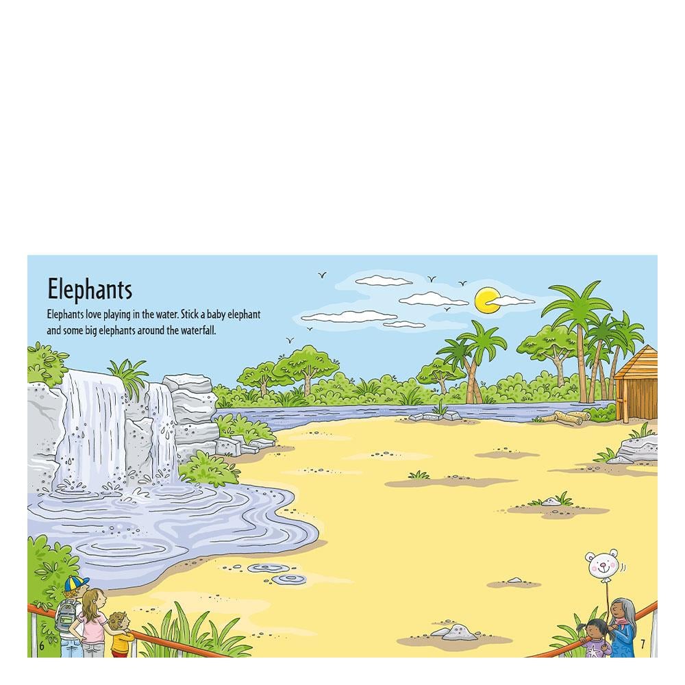 FIRST STICKER BOOK THE ZOO Çocuk Kitapları Uzmanı - Children's Books Expert