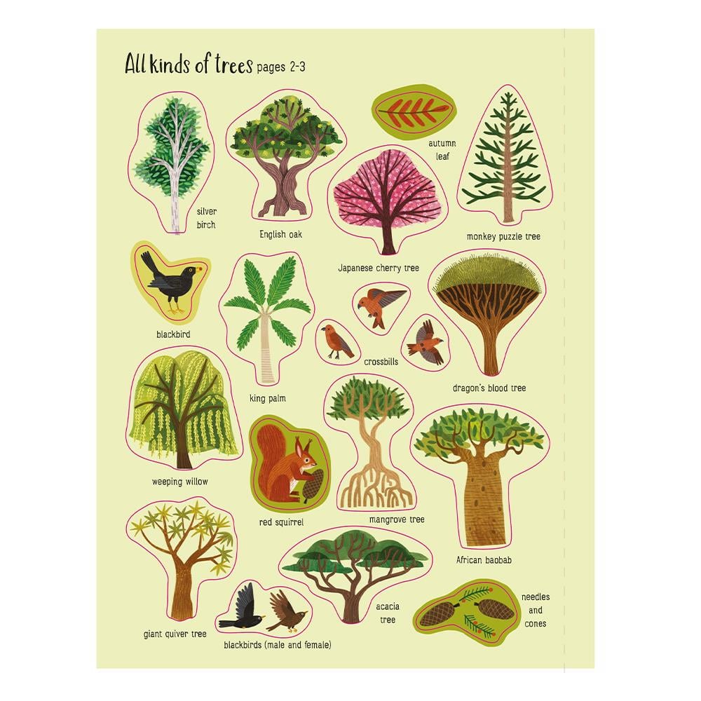 FIRST STICKER BOOK TREES Çocuk Kitapları Uzmanı - Children's Books Expert