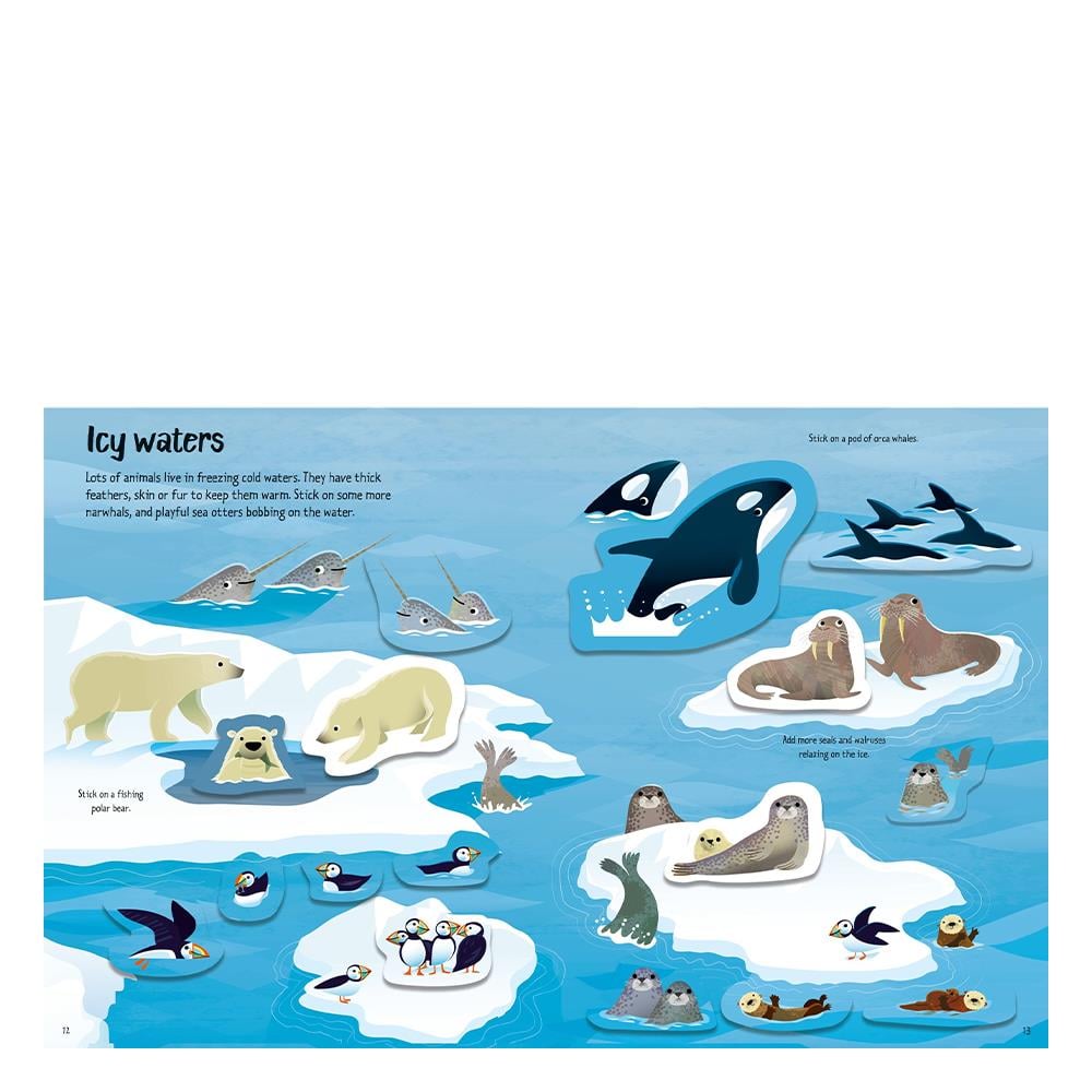 FIRST STICKER BOOK WILD ANIMALS Çocuk Kitapları Uzmanı - Children's Books Expert