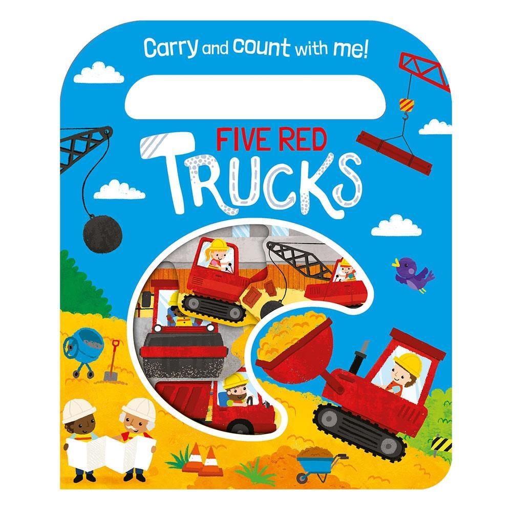 Five Red Trucks - Carry And Count - Board Book Çocuk Kitapları Uzmanı - Children's Books Expert