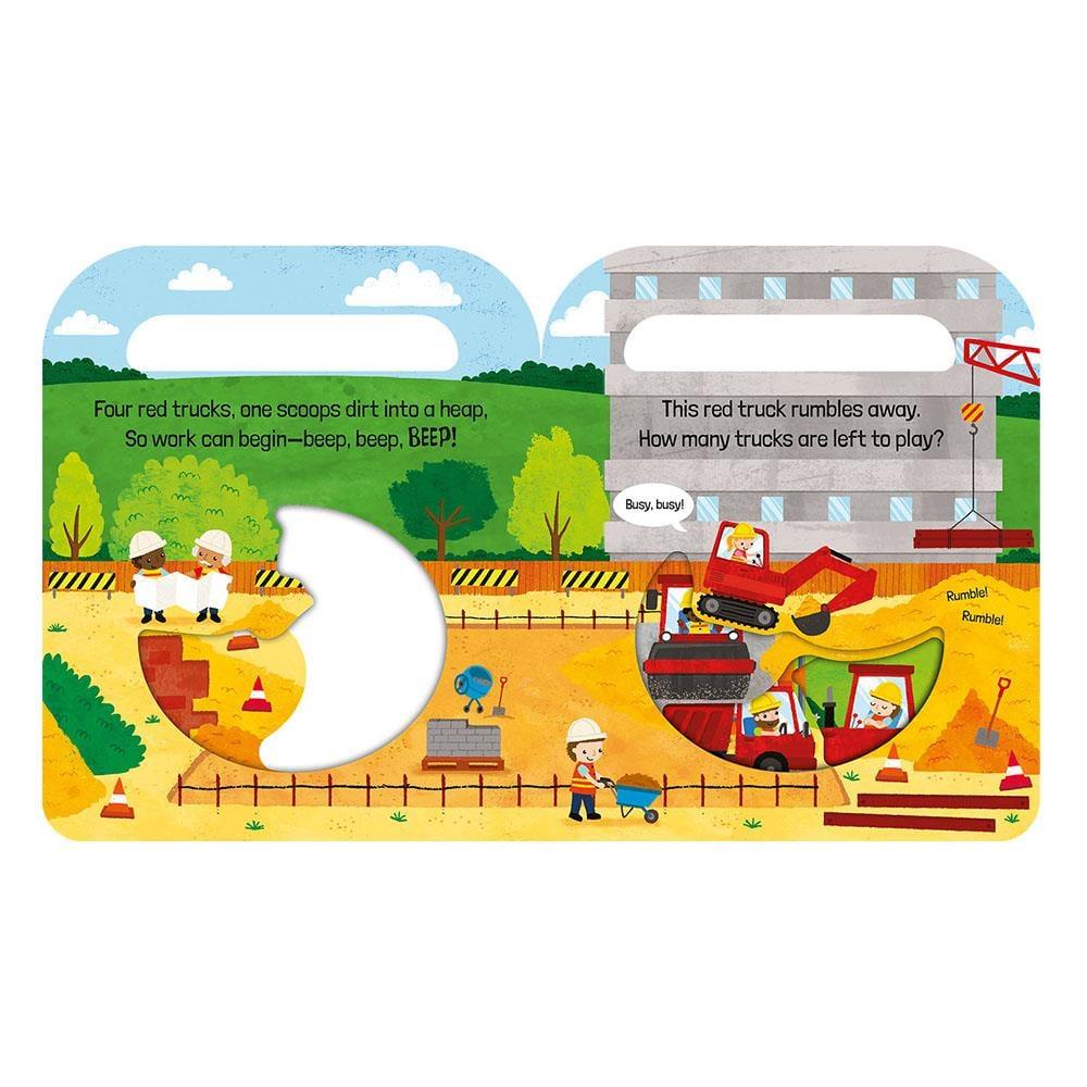 Five Red Trucks - Carry And Count - Board Book Çocuk Kitapları Uzmanı - Children's Books Expert