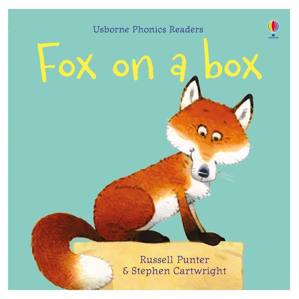 FOX ON A BOX - USBORNE PHONICS READERS Çocuk Kitapları Uzmanı - Children's Books Expert