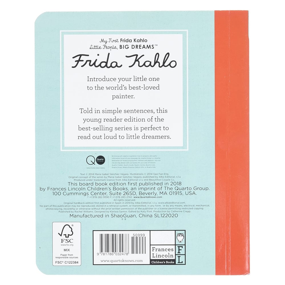 FRIDA KAHLO - LITTLE PEOPLE, BIG DREAMS Çocuk Kitapları Uzmanı - Children's Books Expert
