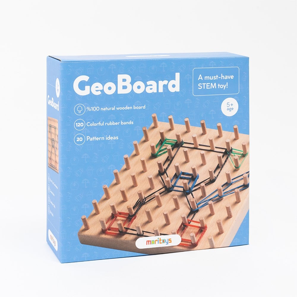 GEOBOARD - AHŞAP LASTİKLİ ŞEKİLLER Çocuk Kitapları Uzmanı - Children's Books Expert