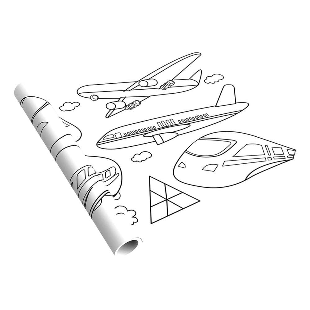 Giant Colouring Scroll - Vehicles Çocuk Kitapları Uzmanı - Children's Books Expert