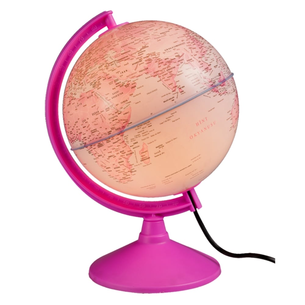 GLOBE MAGENTA KÜRE 26 CM IŞIKLI Çocuk Kitapları Uzmanı - Children's Books Expert