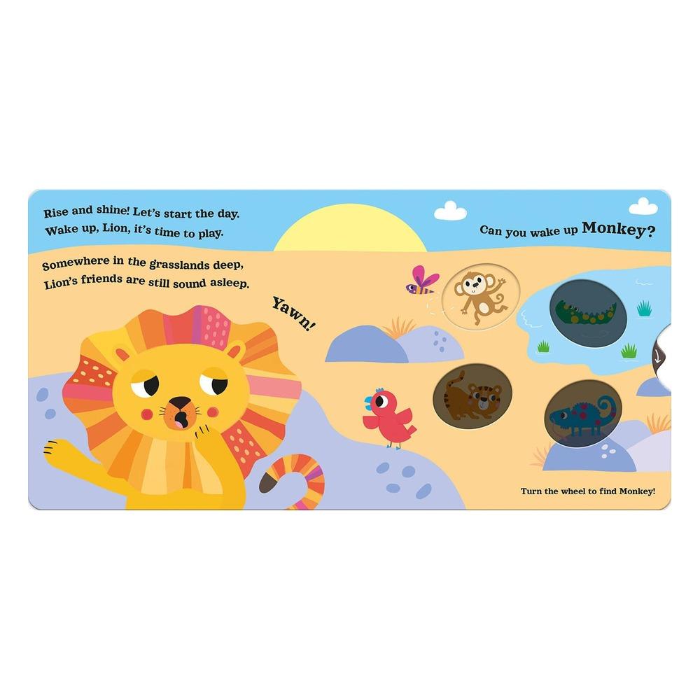 Good Morning Lion - Magic Wheel Book Çocuk Kitapları Uzmanı - Children's Books Expert