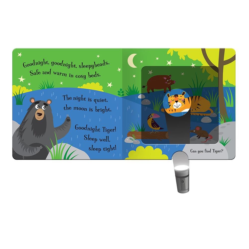 Goodnight Tiger - A Magic Torch Book Çocuk Kitapları Uzmanı - Children's Books Expert