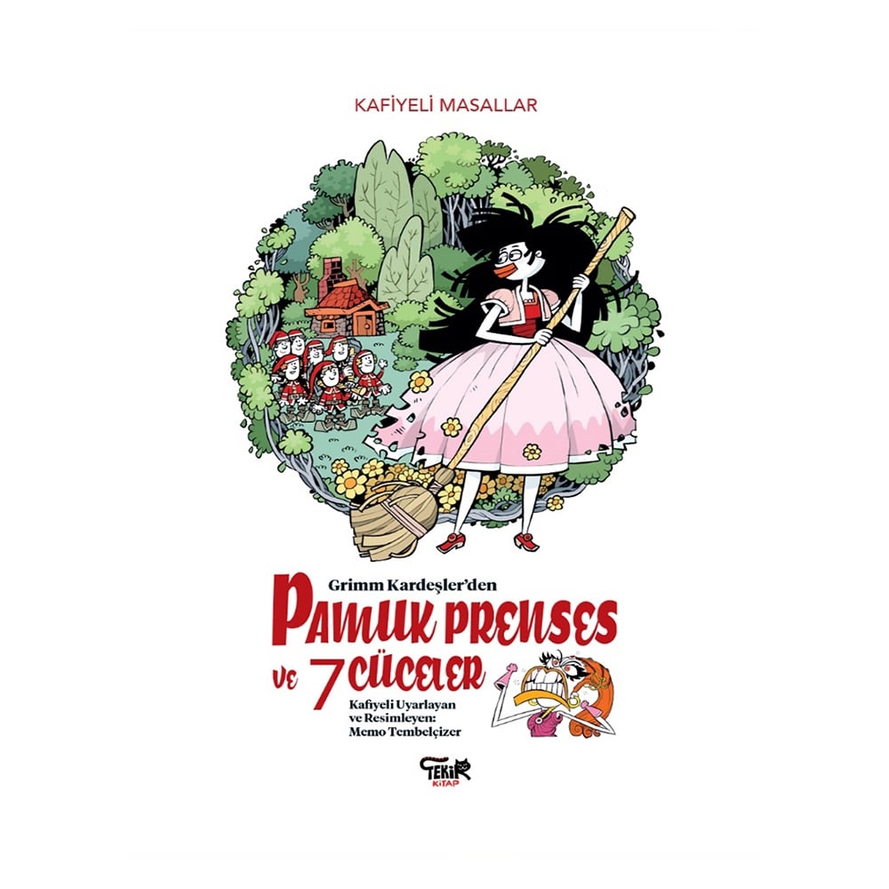 GRIMM KARDEŞLER'DEN PAMUK PRENSES VE 7 CÜCELER Çocuk Kitapları Uzmanı - Children's Books Expert