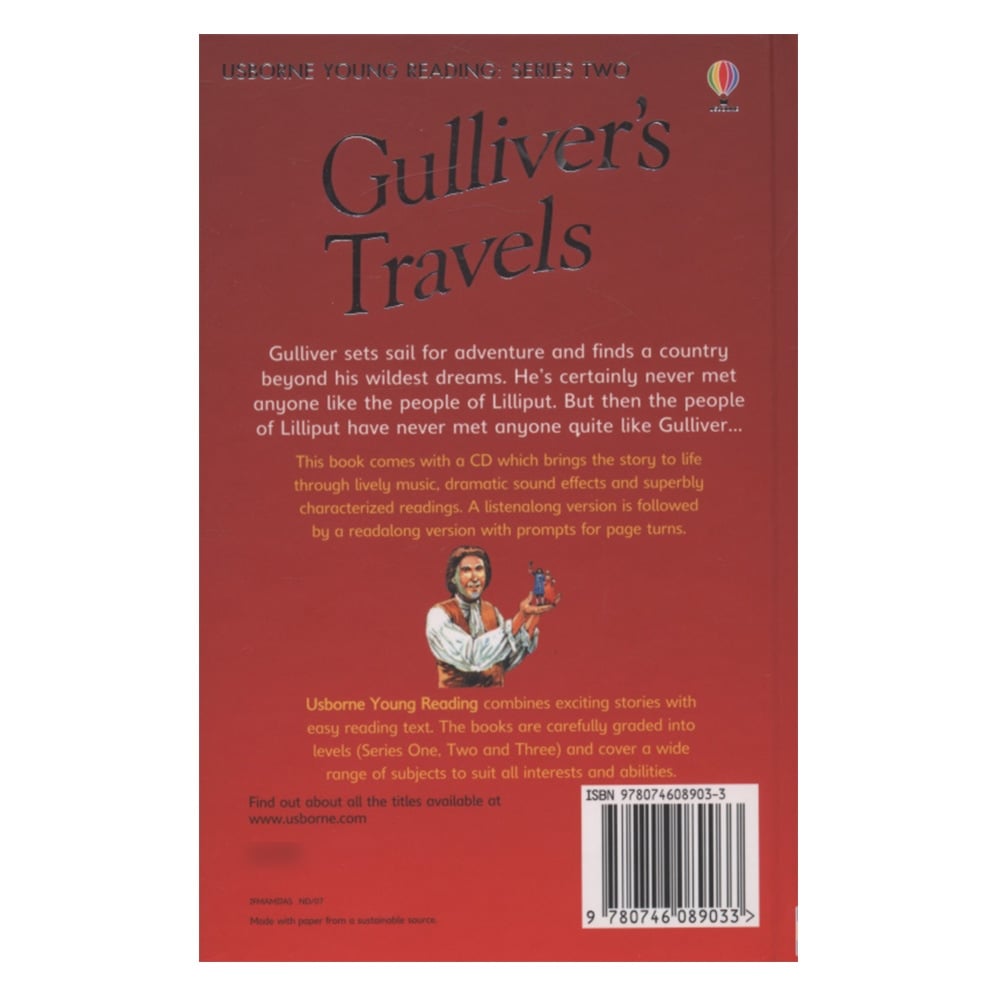GULLIVER'S TRAVELS (USBORNE YOUNG READING) Çocuk Kitapları Uzmanı - Children's Books Expert