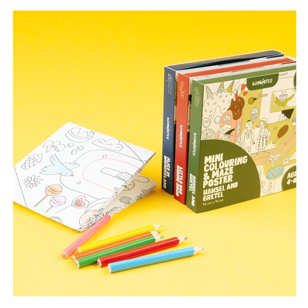 HANSEL VE GRETEL - BOYAMA VE LABİRENT POSTER Çocuk Kitapları Uzmanı - Children's Books Expert