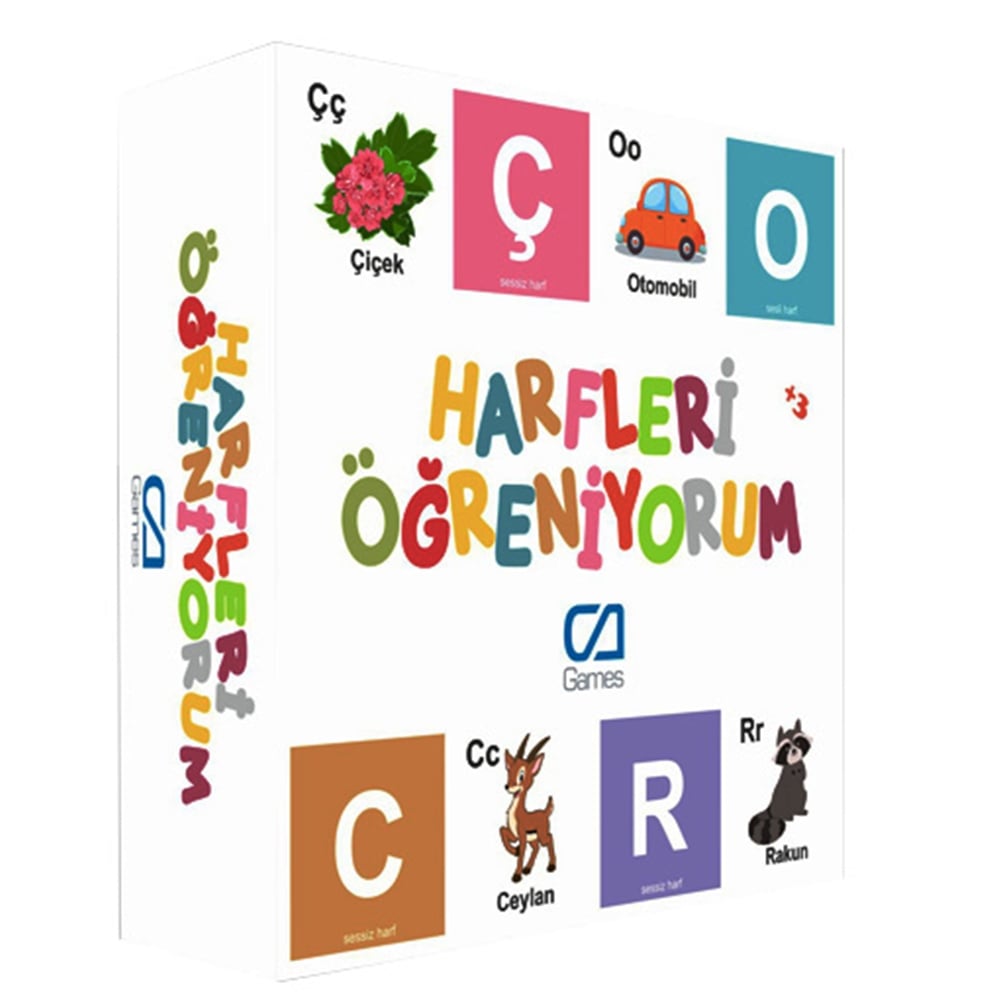 HARFLERİ ÖĞRENİYORUM EĞİTİCİ OYUN KARTLARI