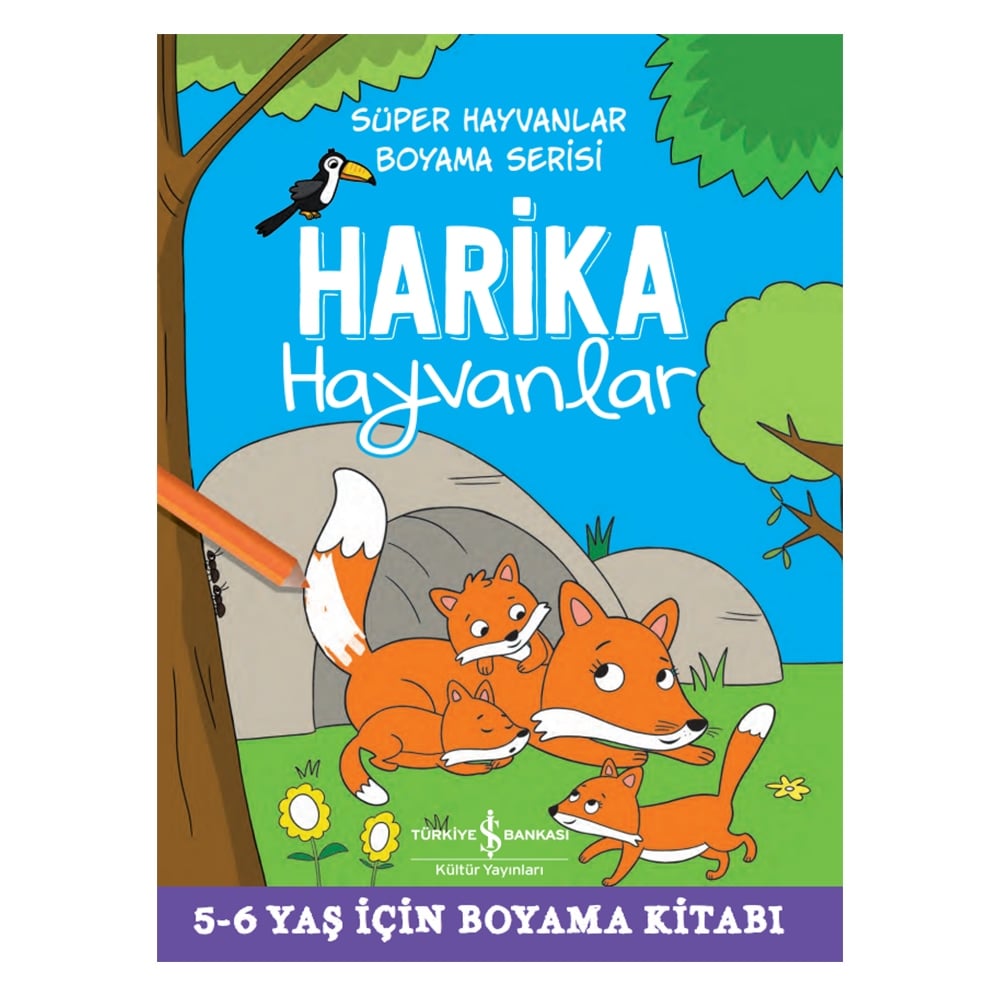 HARİKA HAYVANLAR - SÜPER HAYVANLAR BOYAMA SERİSİ Çocuk Kitapları Uzmanı - Children's Books Expert