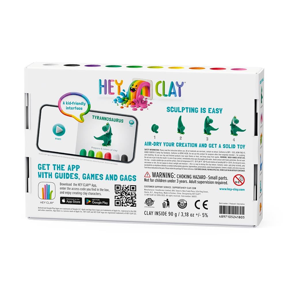 Hava İle Kuruyan Kil - Dinozorlar (6 Lı Kutu) Çocuk Kitapları Uzmanı - Children's Books Expert