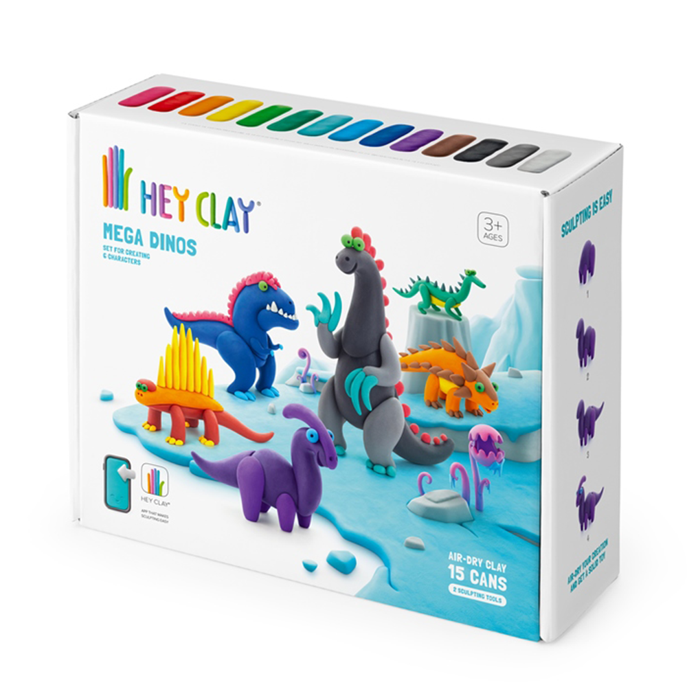Hava İle Kuruyan Kil - Mega Dinozorlar 15 Li Kutu Çocuk Kitapları Uzmanı - Children's Books Expert