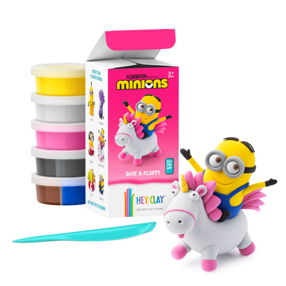 Hava İle Kuruyan Kil - Minyonlar -Dave and  Fluffy Çocuk Kitapları Uzmanı - Children's Books Expert