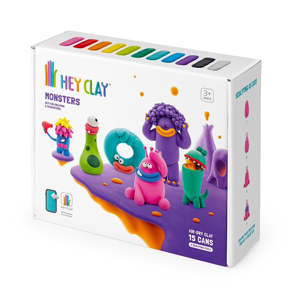 Hava İle Kuruyan Kil - Monsters (15 Li Kutu) Çocuk Kitapları Uzmanı - Children's Books Expert