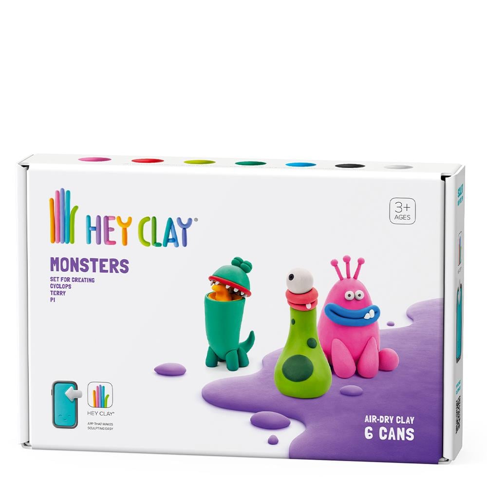 Hava İle Kuruyan Kil - Monsters (6 Lı Kutu) Çocuk Kitapları Uzmanı - Children's Books Expert