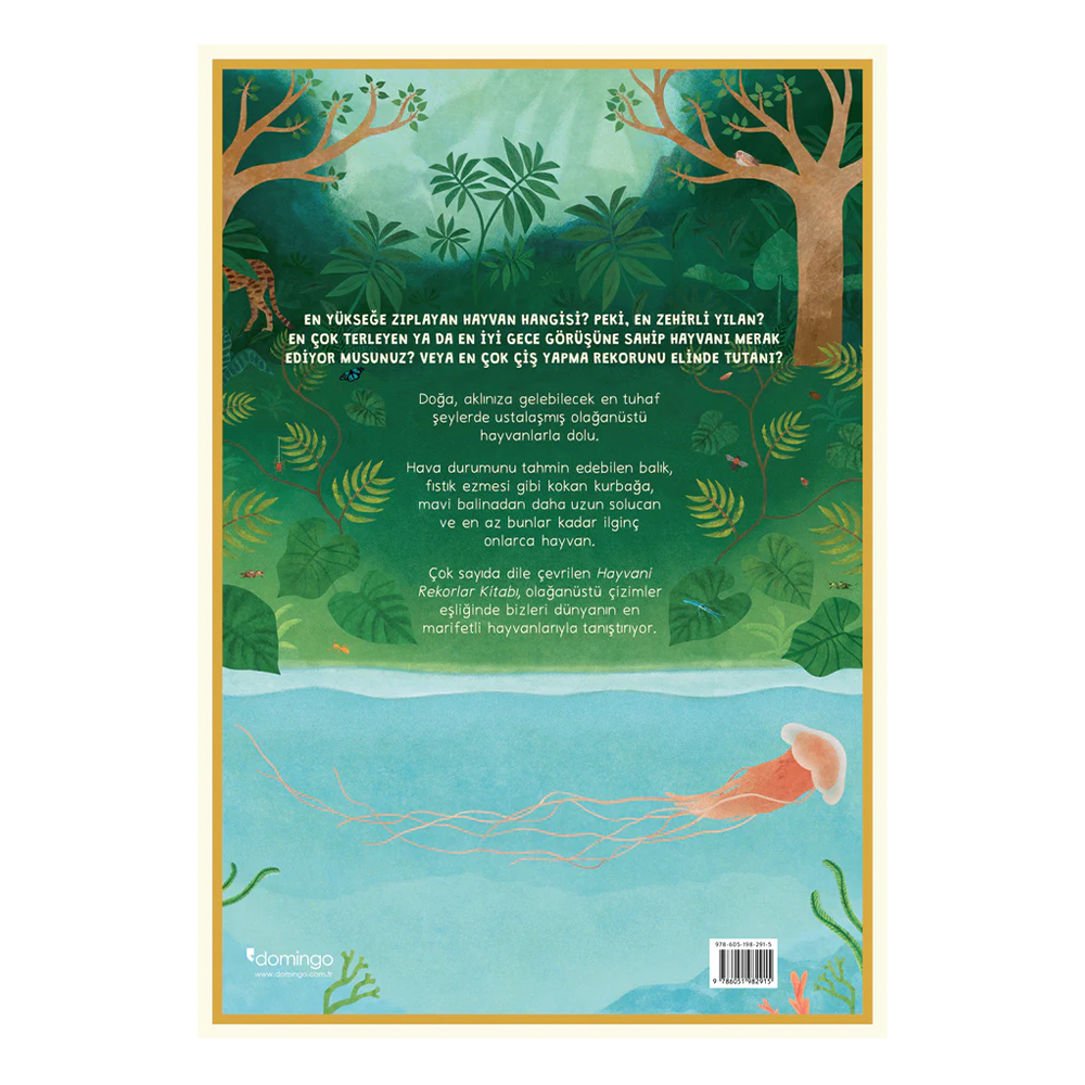Hayvani Rekorlar Kitabı - Ciltli Çocuk Kitapları Uzmanı - Children's Books Expert