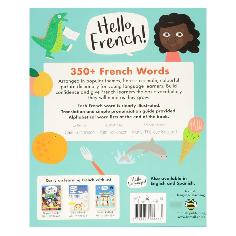 HELLO FRENCH! COLOUR IN FRENC #yenigelenler Çocuk Kitapları Uzmanı - Children's Books Expert