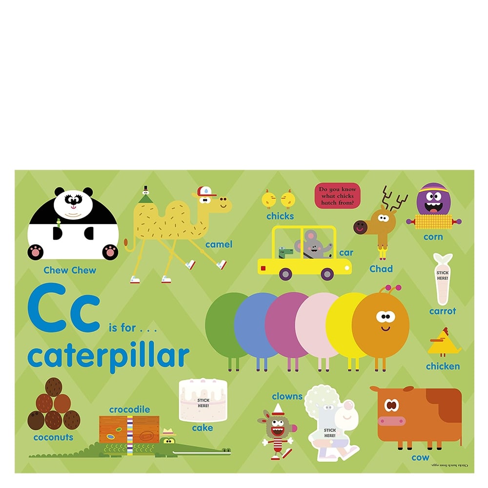 HEY DUGGEE: ABC ALPHABET STICKER BOOK Çocuk Kitapları Uzmanı - Children's Books Expert