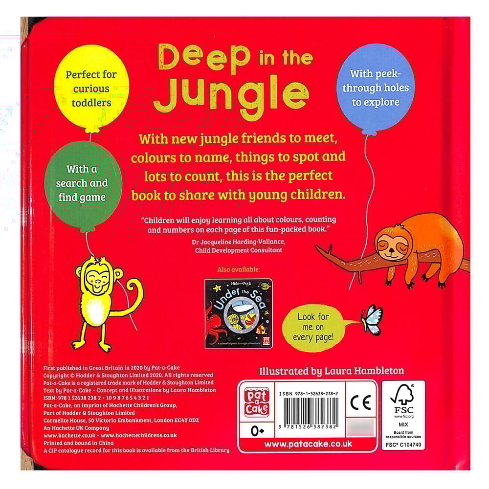 HIDE AND PEEK DEEP IN THE JUNGLE Çocuk Kitapları Uzmanı - Children's Books Expert