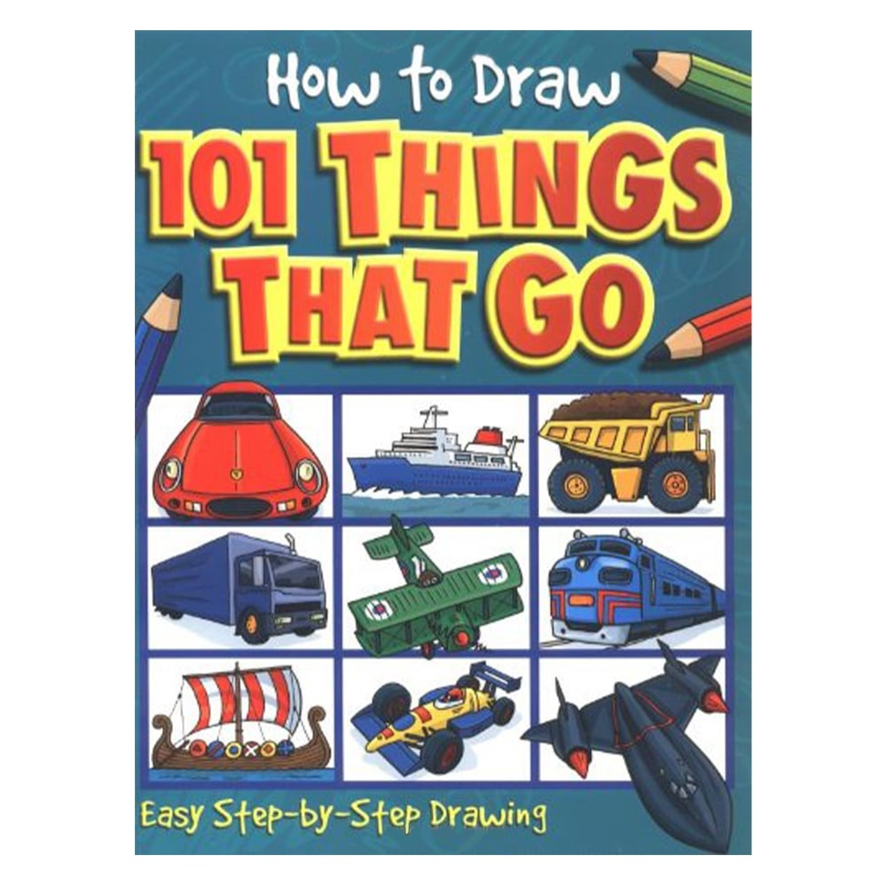 HOW TO DRAW 101 THINGS THAT GO Çocuk Kitapları Uzmanı - Children's Books Expert