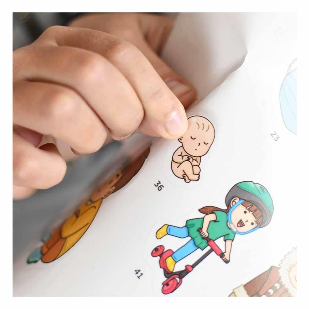 Human Body - Poster XXL And Stickers Çocuk Kitapları Uzmanı - Children's Books Expert