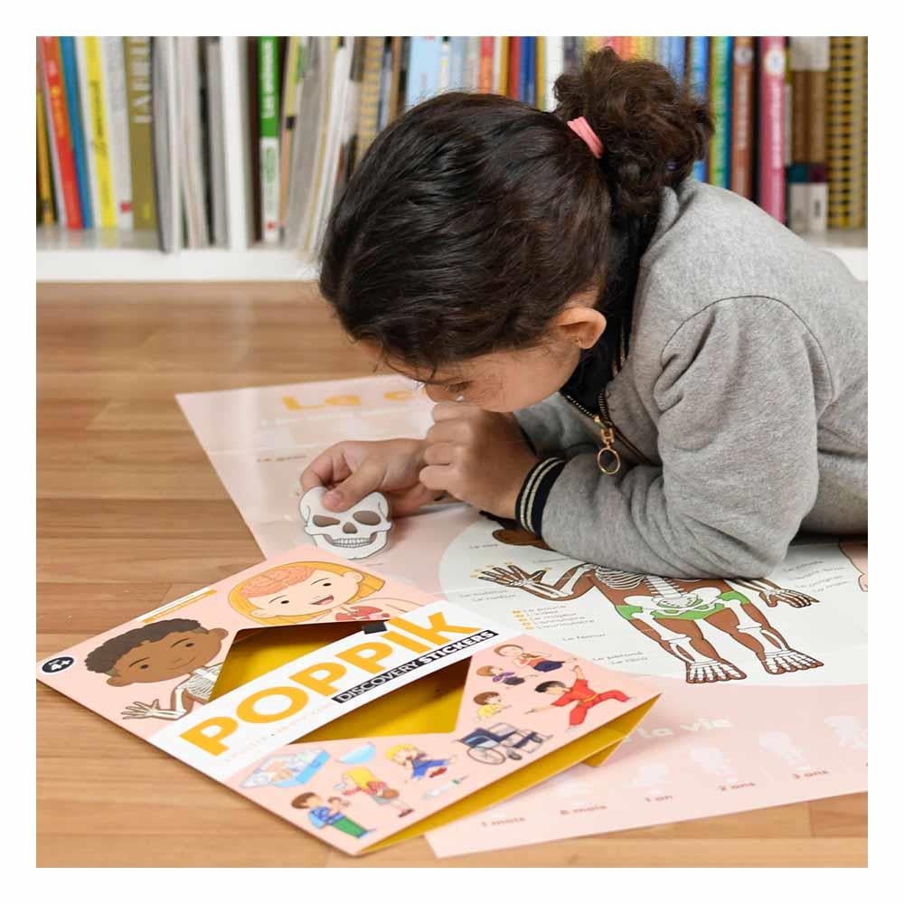 Human Body - Poster XXL And Stickers Çocuk Kitapları Uzmanı - Children's Books Expert