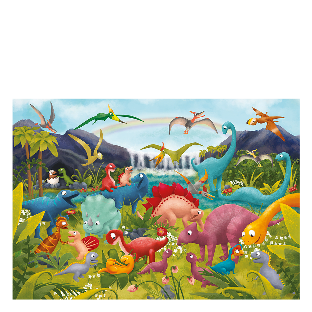 I Dinosauri - Dinosaurs - Giant Puzzle Çocuk Kitapları Uzmanı - Children's Books Expert