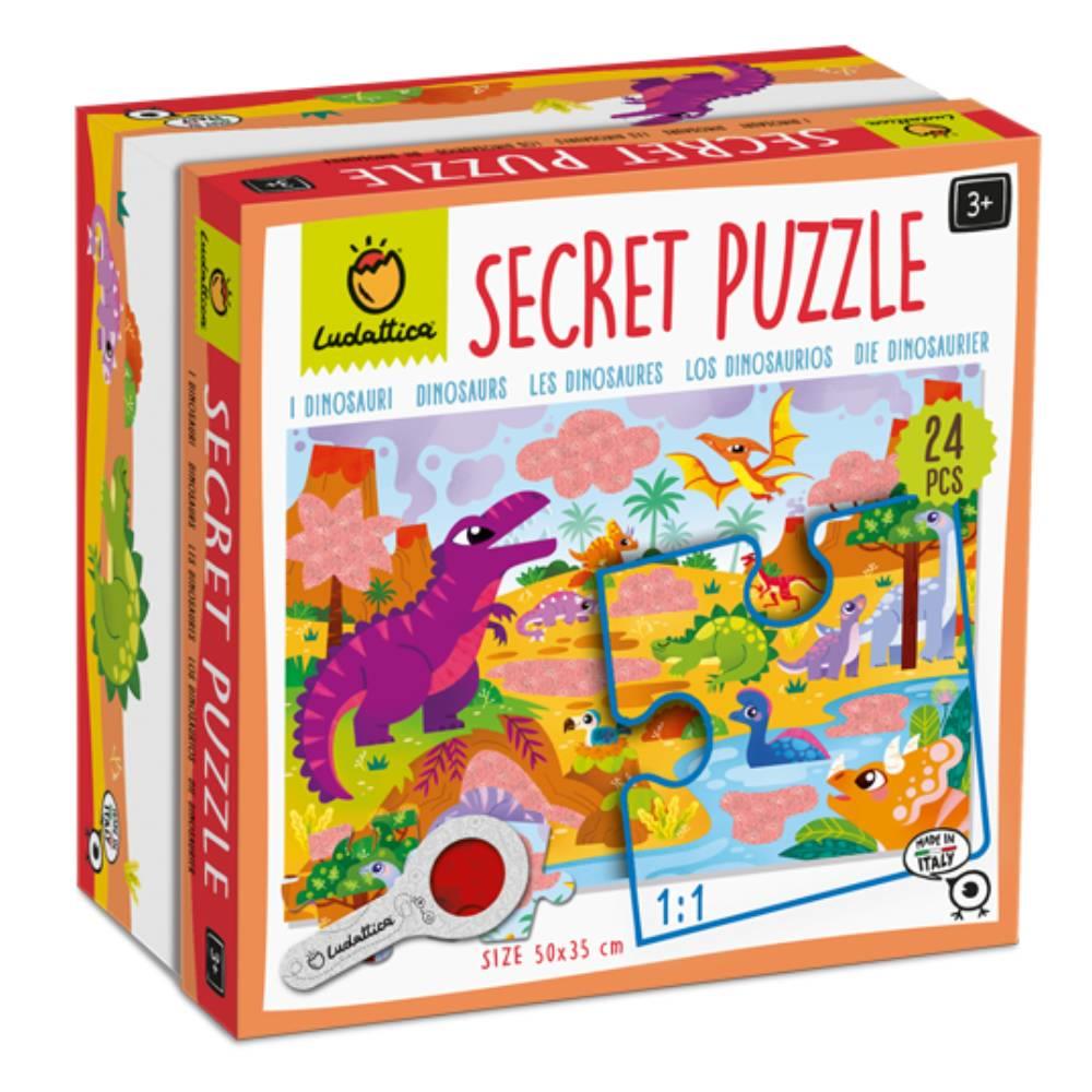 I Dinosauri - Dinosaurs - Secret Puzzle Çocuk Kitapları Uzmanı - Children's Books Expert